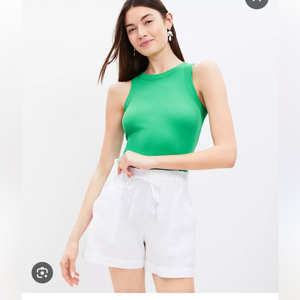Loft linen shorts